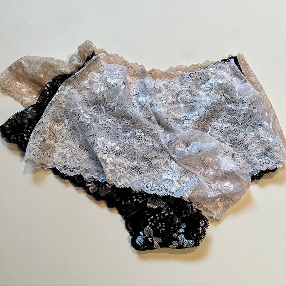 NWOT 3 Pair Kathy Ireland Lace Panties - Picture 1 of 10